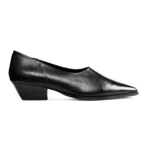 H&M Leather Pointed Toe Shoes